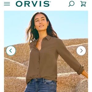 Long-sleeved Everyday Silk shirt • Black• Medium• ORVIS